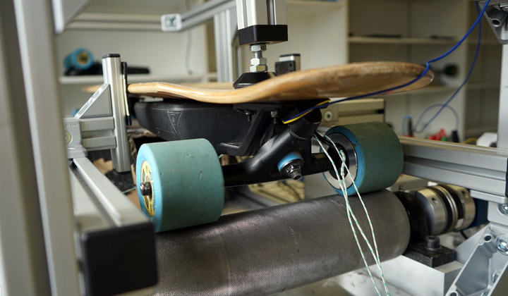 The Mellow Test Rig for Electric Skateboards