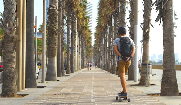 Electric Skateboard Travel Guide: Barcelona