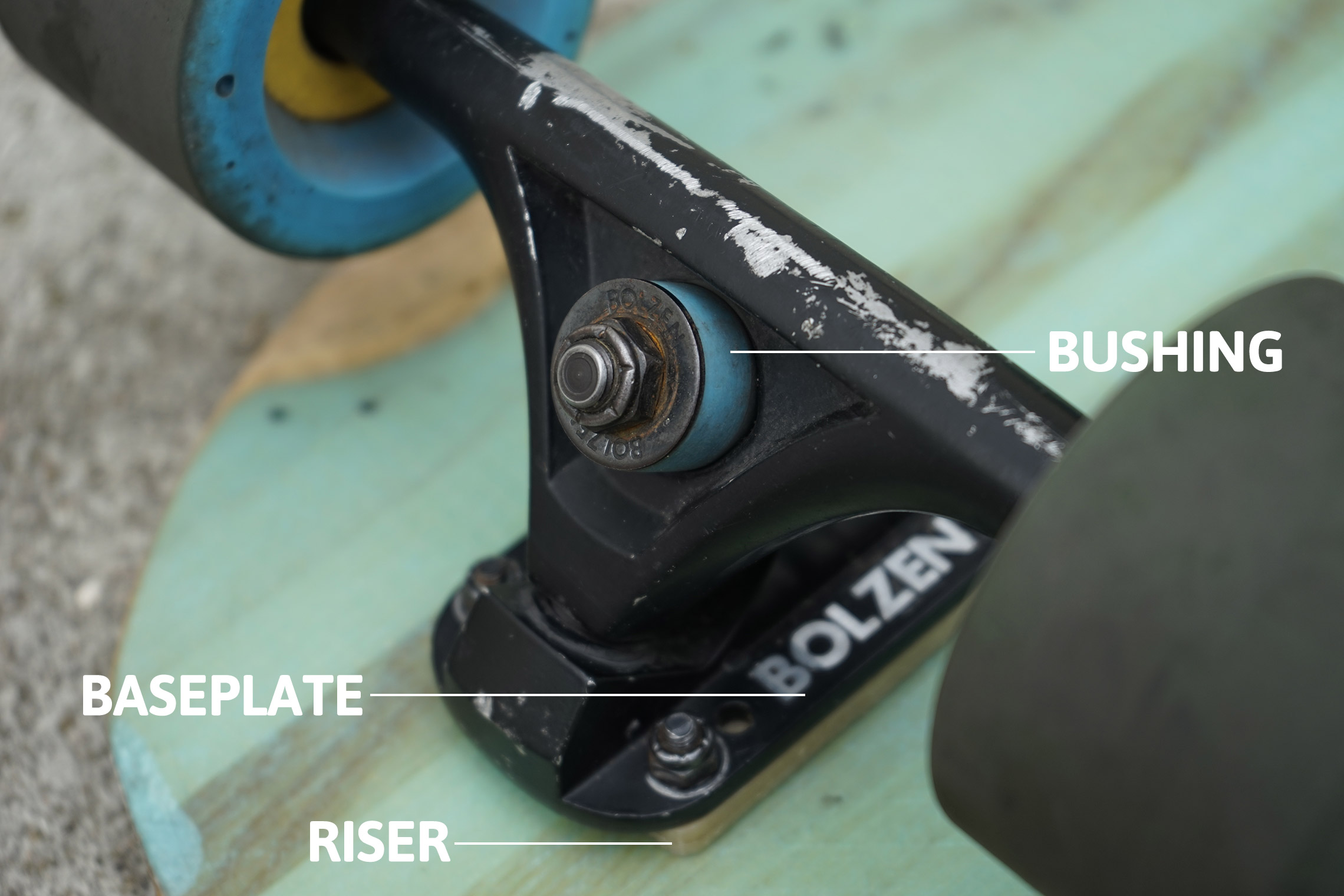 Details about   Longboard Truck Strong Bearing Force Truck for Longboard 