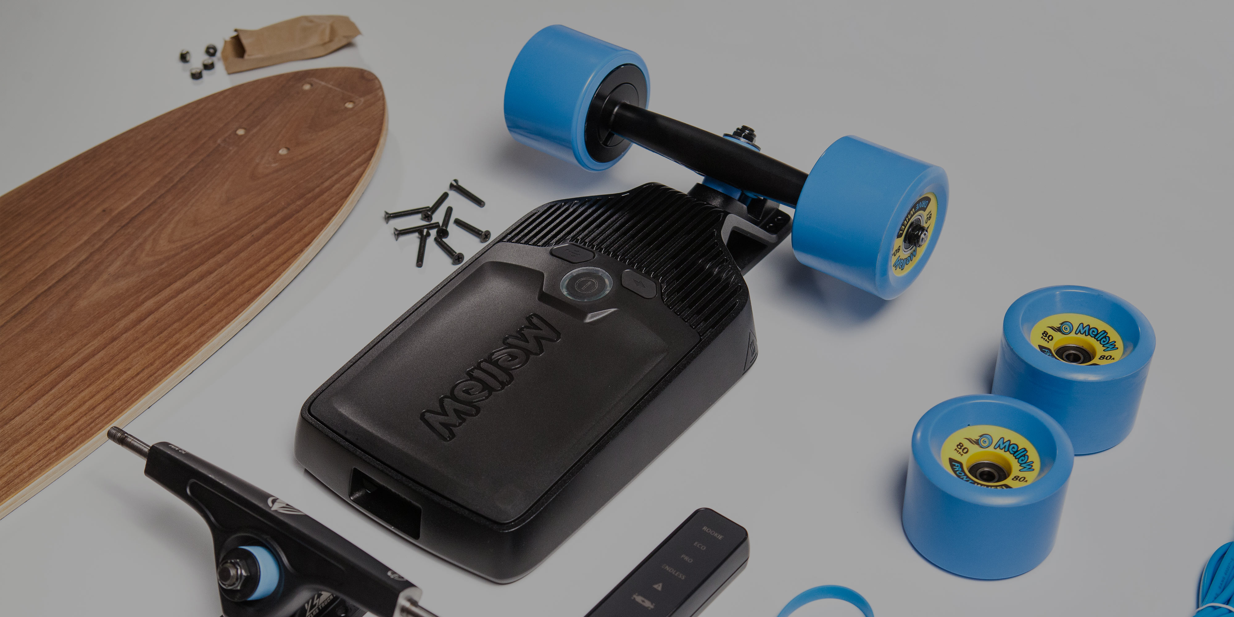 Mellow electric skateboard drive